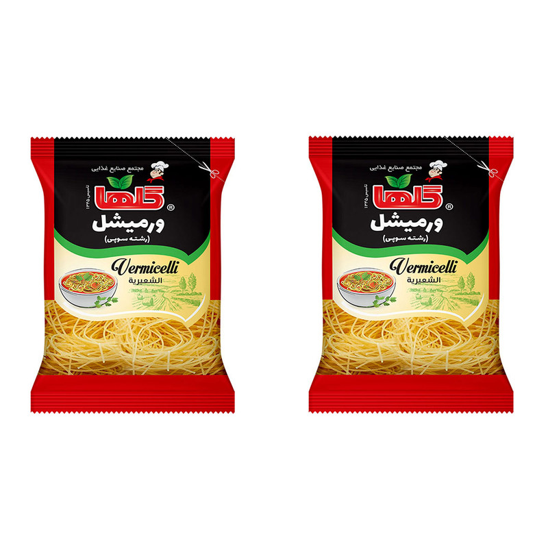 رشته ورمیشل گلها - 150 گرم بسته-50عددی