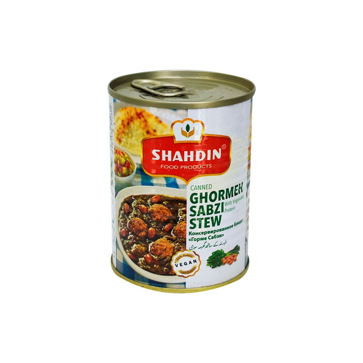 کنسرو خورشت قورمه سبزی با سویا شهدین - 370 گرم