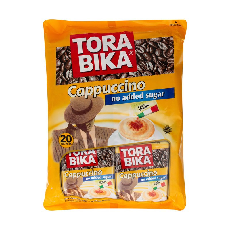 پودر کاپوچینو بدون شکر تورابیکا - 12.5 گرم بسته 20 عددی