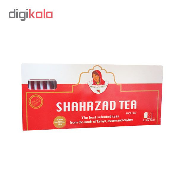 چای کیسه ای شهرزاد مدل Royal بسته 25 عددی