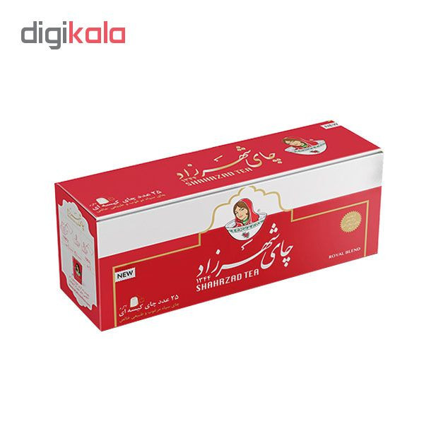 چای کیسه ای شهرزاد مدل Royal بسته 25 عددی