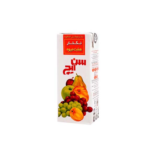 آبمیوه چند میوه سن ایچ - 200س سی  - 36 عددی