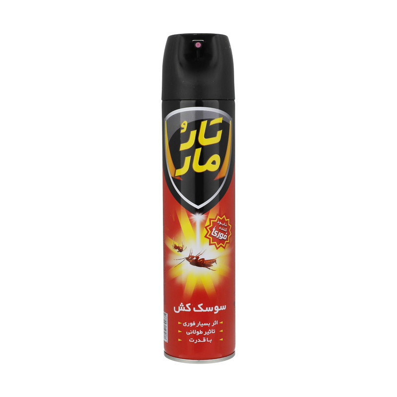 اسپری سوسک کش تارومار مدل قرمز حجم -400 میلی لیتر-12عددی
