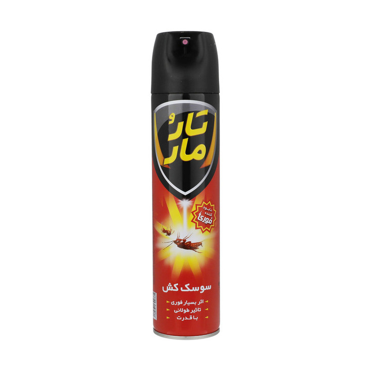 اسپری سوسک کش تارومار مدل قرمز حجم -400 میلی لیتر-12عددی