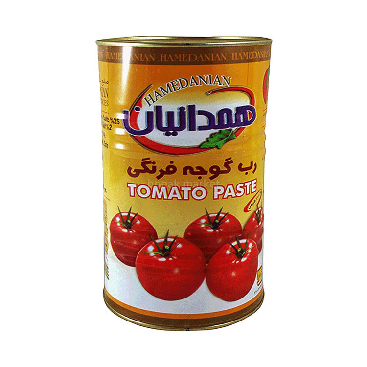 کنسرو رب گوجه 4.5 کیلویی همدانیان 4 عددی