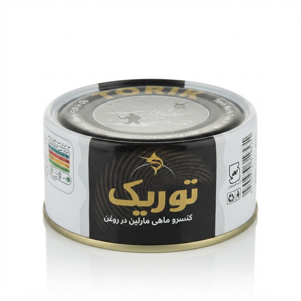 کنسرو تون ماهی مارلین توریک 180 گرم 24 عددی