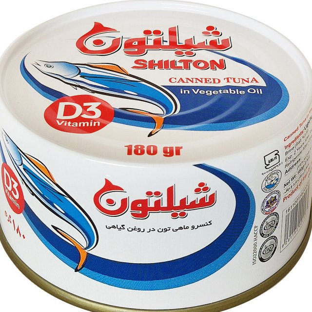 کنسرو ماهی تن شیلتون 180 گرم 24 عددی