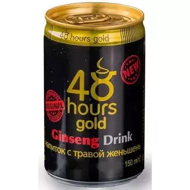 نوشیدنی جنسینگ انرژی زا 48 hour gold _ مخصوص آقایان ـ24 عددی 150 میل