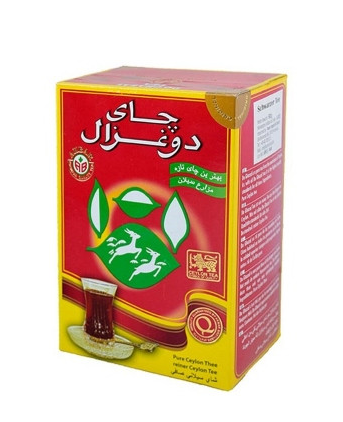 چای سیاه خارجی سیلان ساده دوغزال - ۵۰۰ گرم- 1 بسته