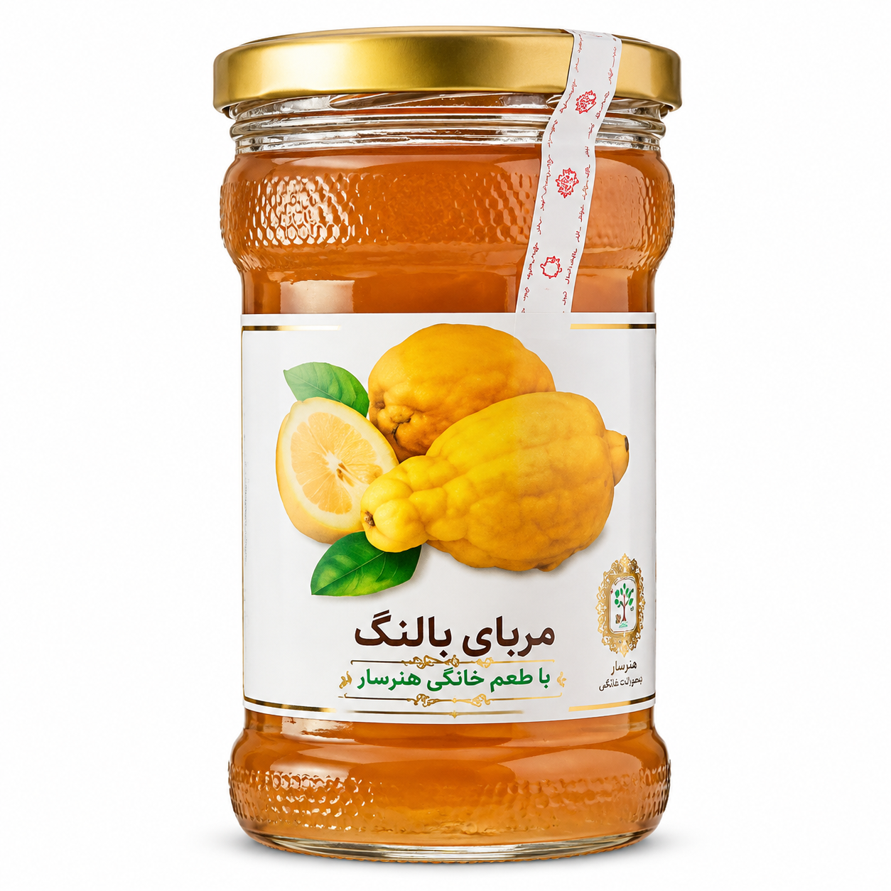 مربا بالنگ هنرسار _620 گرم شیشه ای _ 6 عددی