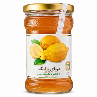 مربا بالنگ هنرسار _620 گرم شیشه ای _ 6 عددی