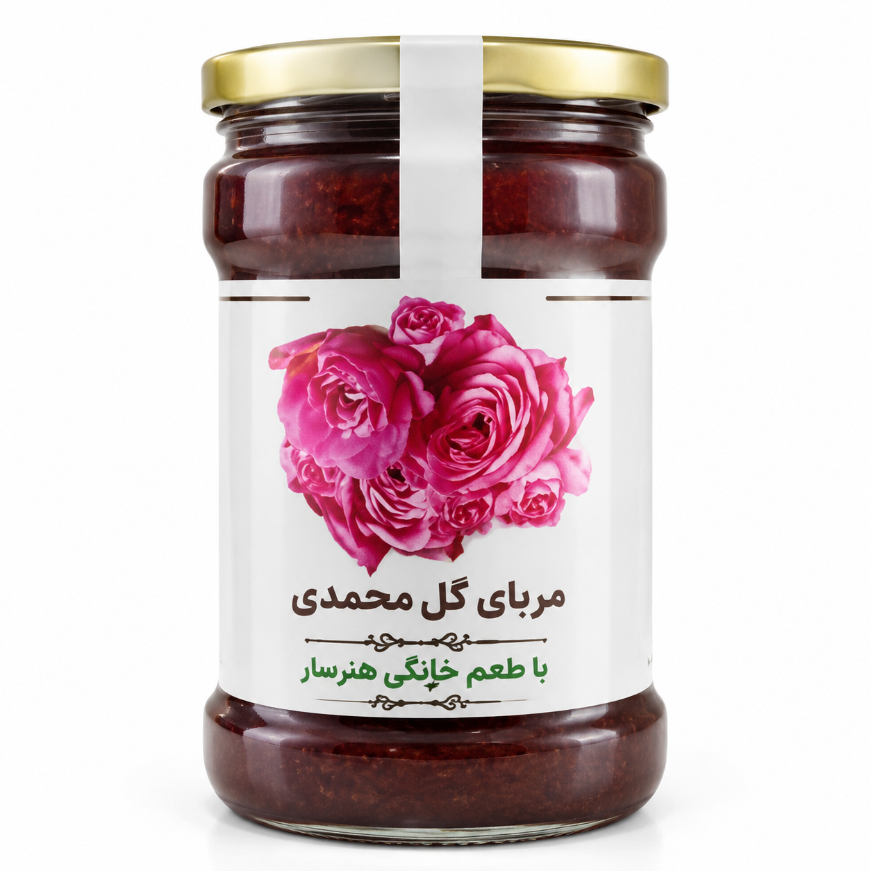 مربا گلسرخ هنرسار _620 گرم شیشه ای _ 6 عددی